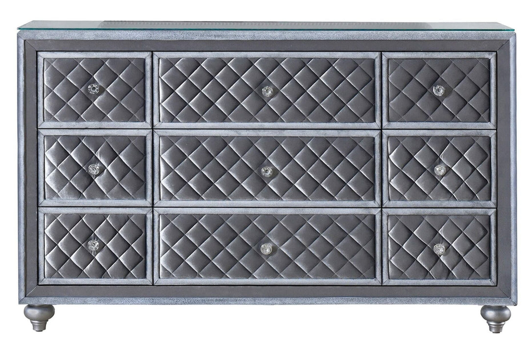 Cameo Grey or Black Upholstered  Bedroom Suites