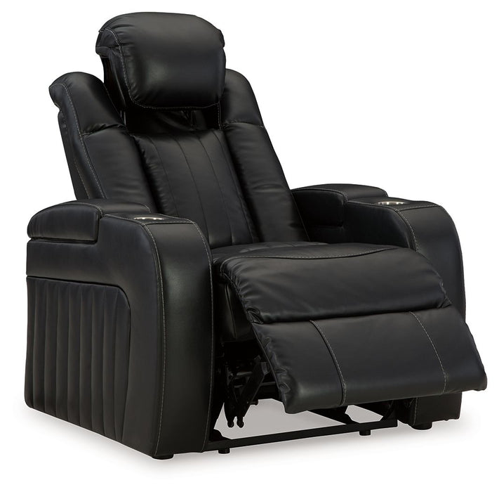 Caveman Den - Power Recliner/ Adj Headrest - Midnight